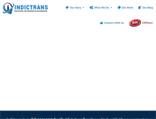 Tablet Screenshot of indictranstech.com